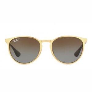 Ray-Ban Ericka Matte Gold Polarized Sunglasses